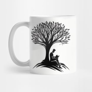 Book Reading under a Tree - Designs for a Green Future Mug